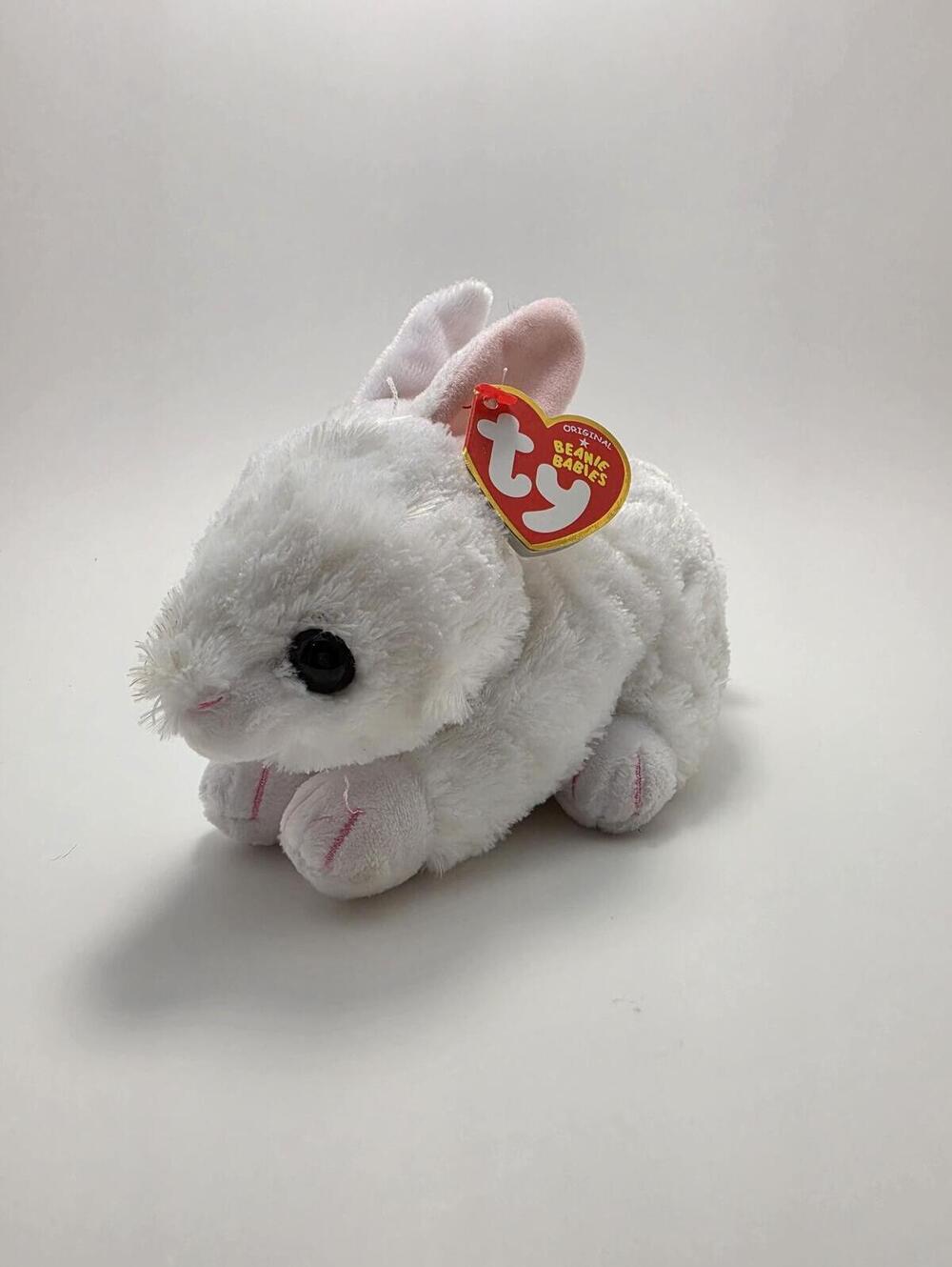 Ty Beanie Baby “Cotton” the White Bunny Rabbit (6 inch)